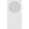 Ekena Millwork Standard Foster Bullseye Plinth Block with Square Edge, 2 1/2"W x 5"H x 1"P PBP025X050X100FOS02 - alternate 2